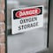 Signmission Oxygen Storage, 7 in W x Rectangle, Vinyl Decal OS-2PACK-DS-D-57-L-1850 - alternate 2